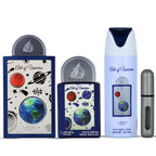Art Of Universe Gift Set By Lattafa Eau De Parfum 100ml + 20ml + 200ml Deo