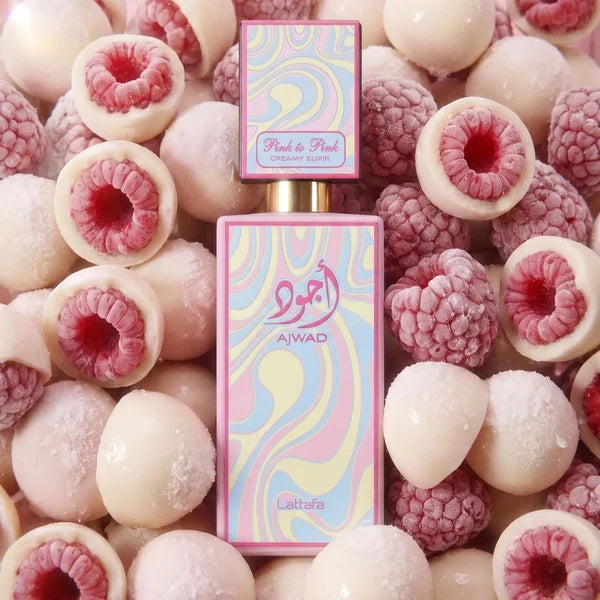 Ajwad Pink To Pink Creamy Elixir By Lattafa Eau De Parfum 60ml