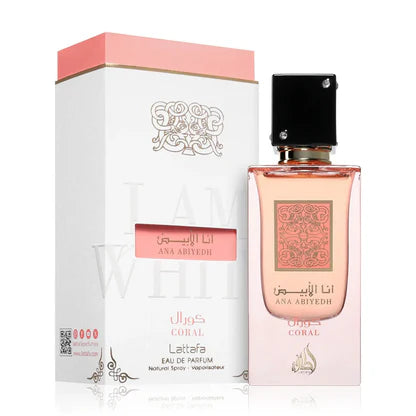 Ana Abiyedh Coral By Lattafa Eau De Parfum 60ml