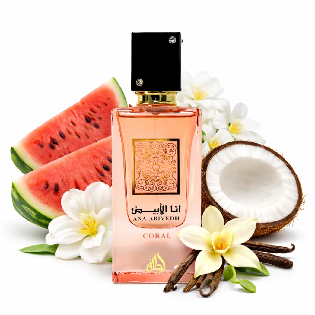 Ana Abiyedh Coral By Lattafa Eau De Parfum 60ml