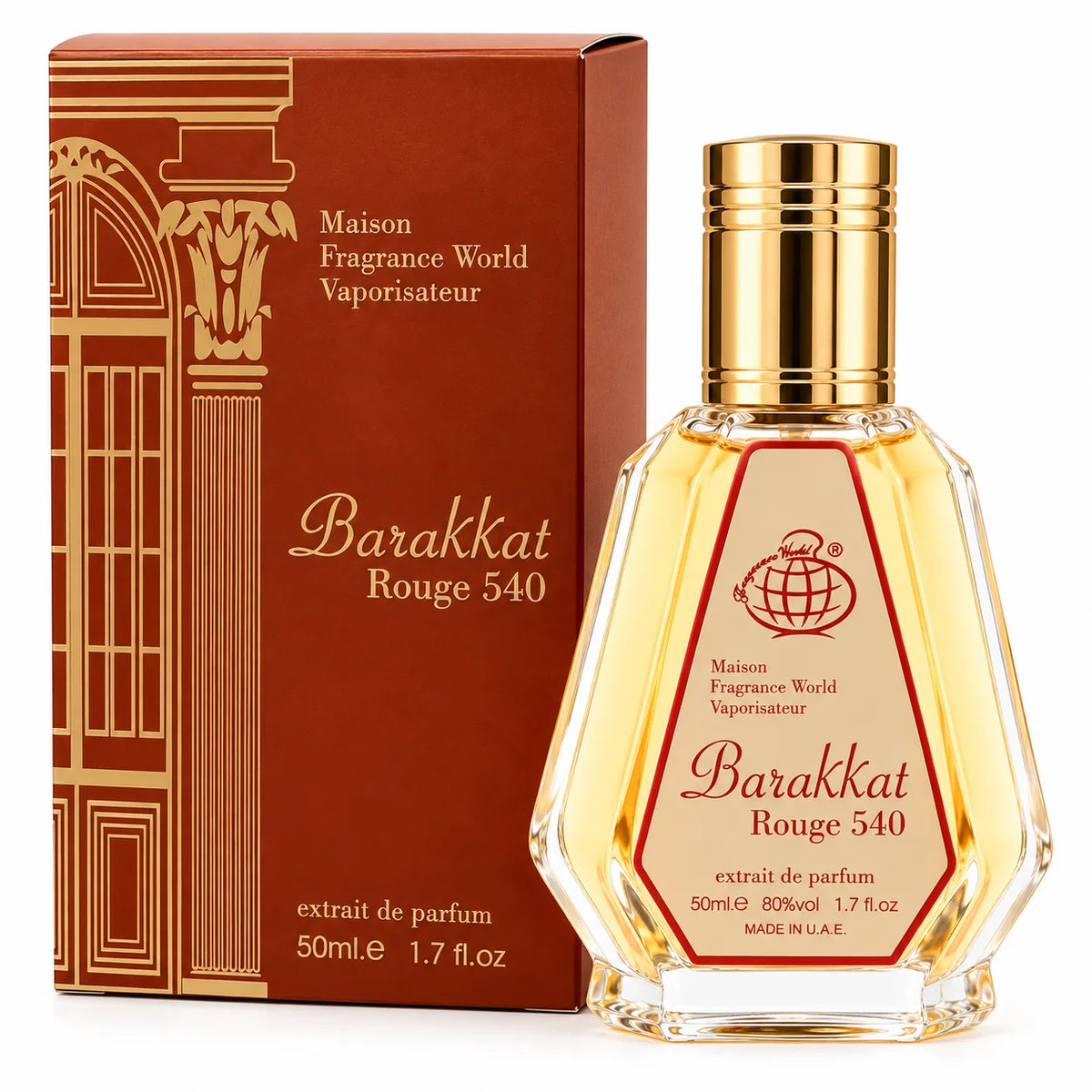 Barakkat Rouge 540 Extrait By Fragrance World Eau De Parfum 50ml