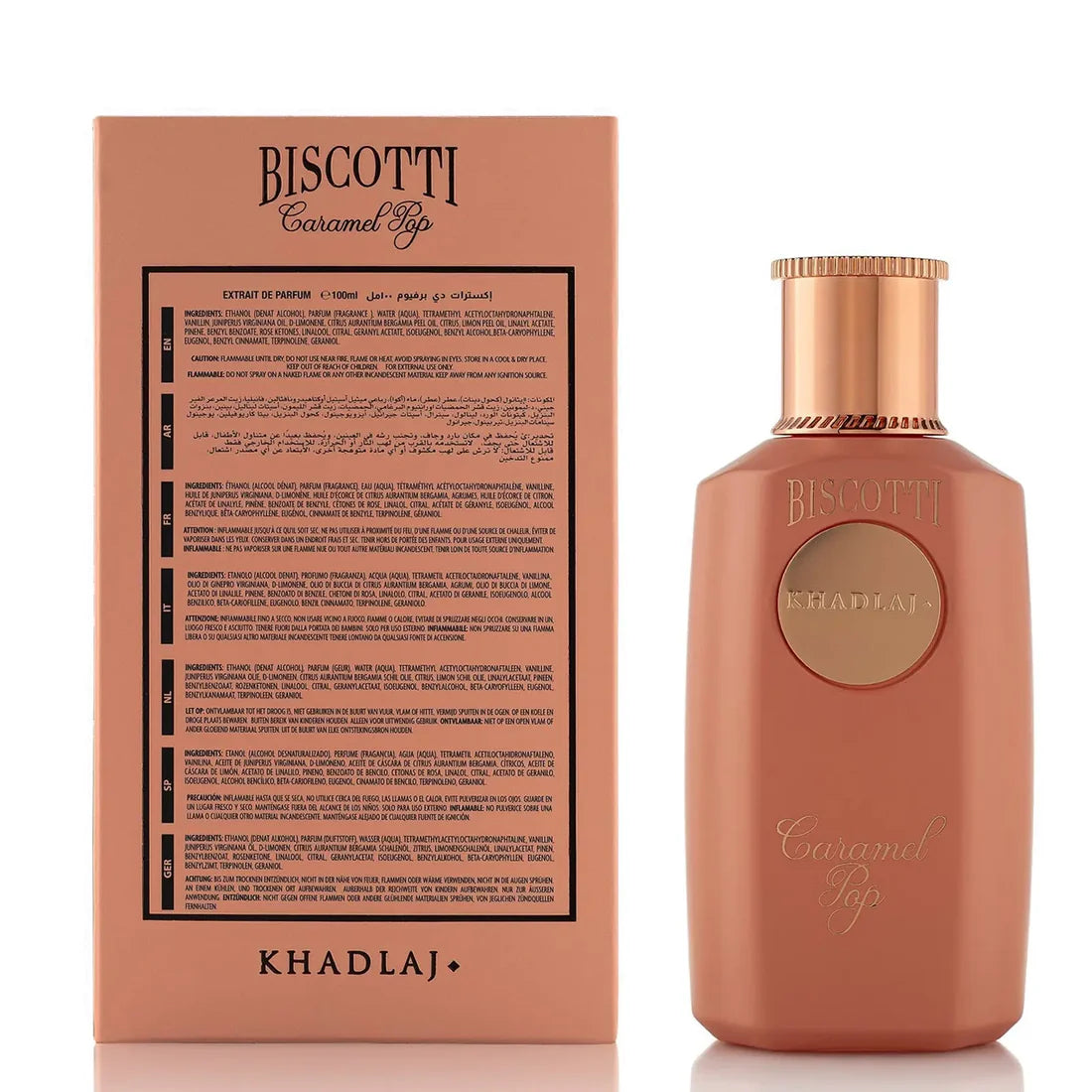 Biscotti Caramel Pop By Khadlaj Extrait De Parfum 100ml