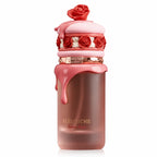 Fleuriche Bloom Rose perfume bottle with a macaron and rose design on a white background.