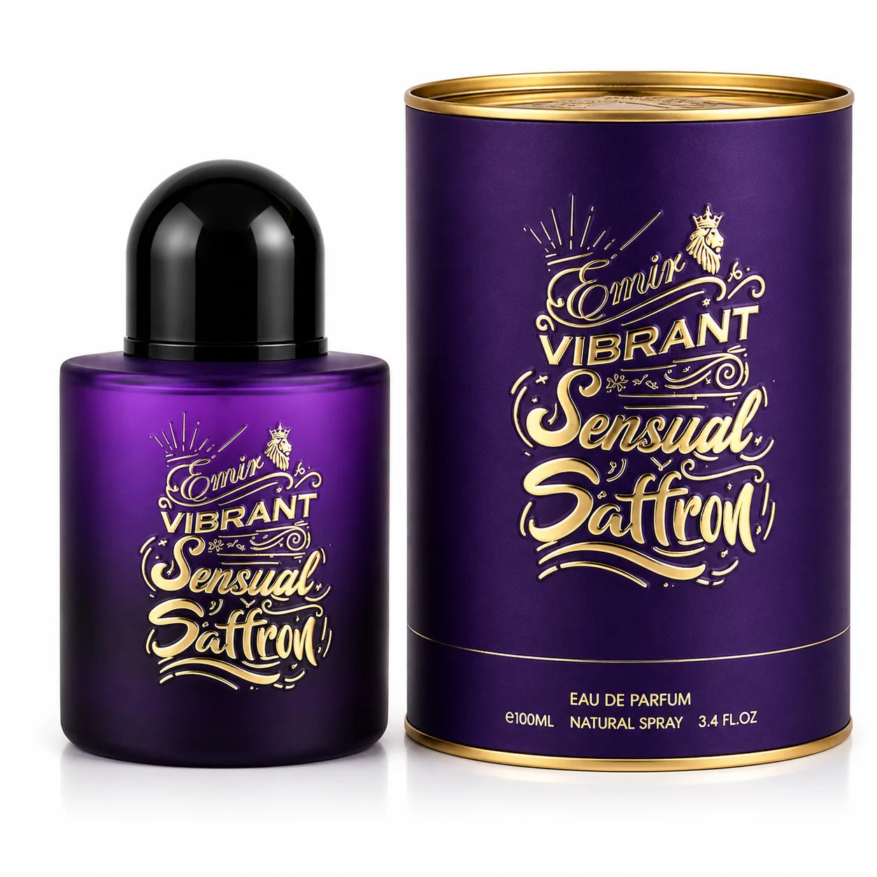 Vibrant Sensual Saffron Emir By Paris Corner Eau De Parfum 100ml