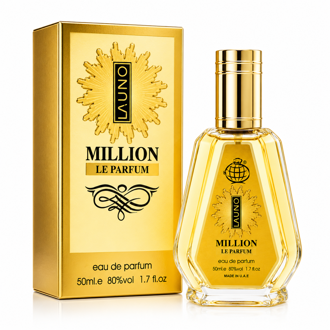 La Uno Million Le Parfum By Fragrance World Eau De Parfum 50ml
