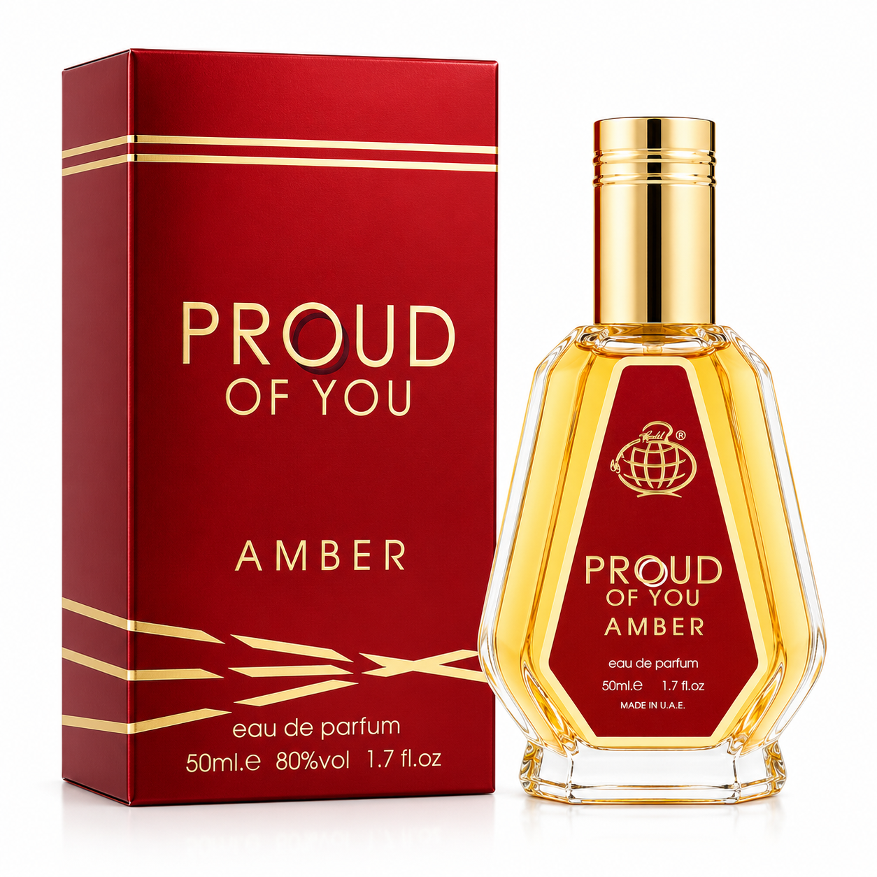 Proud Of You Amber By Fragrance World Eau De Parfum 50ml