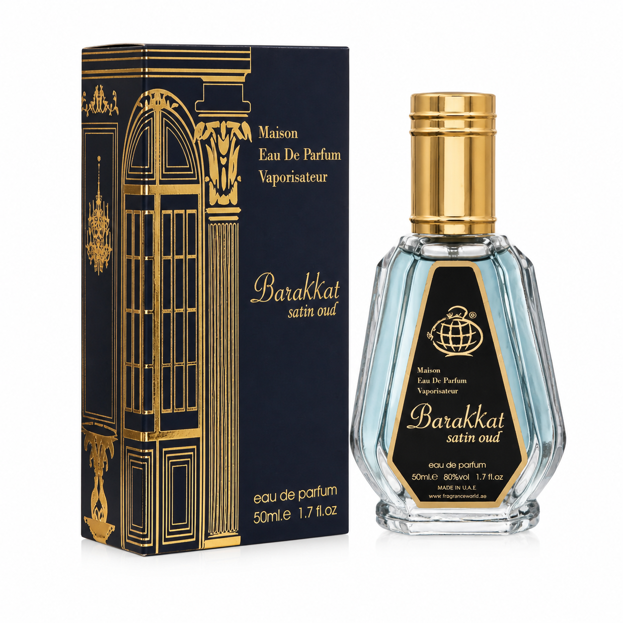 Barakkat Satin Oud By Fragrance World Eau De parfum 50ml