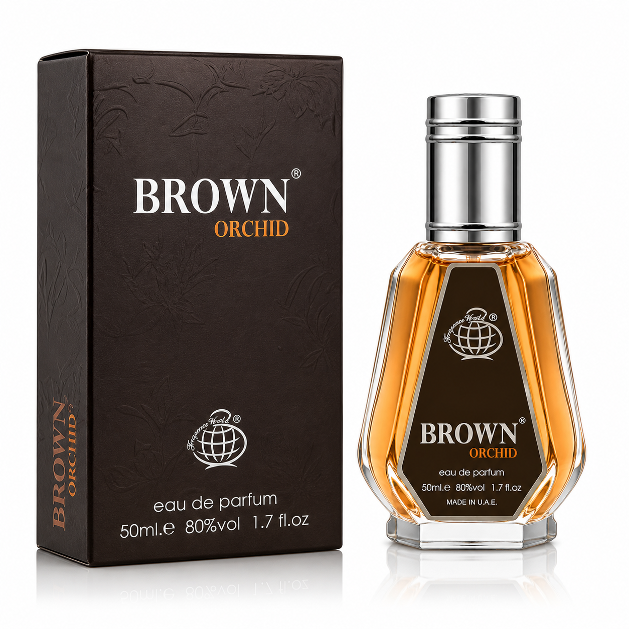 Brown Orchid By Fragrance World Eau De Parfum 50ml