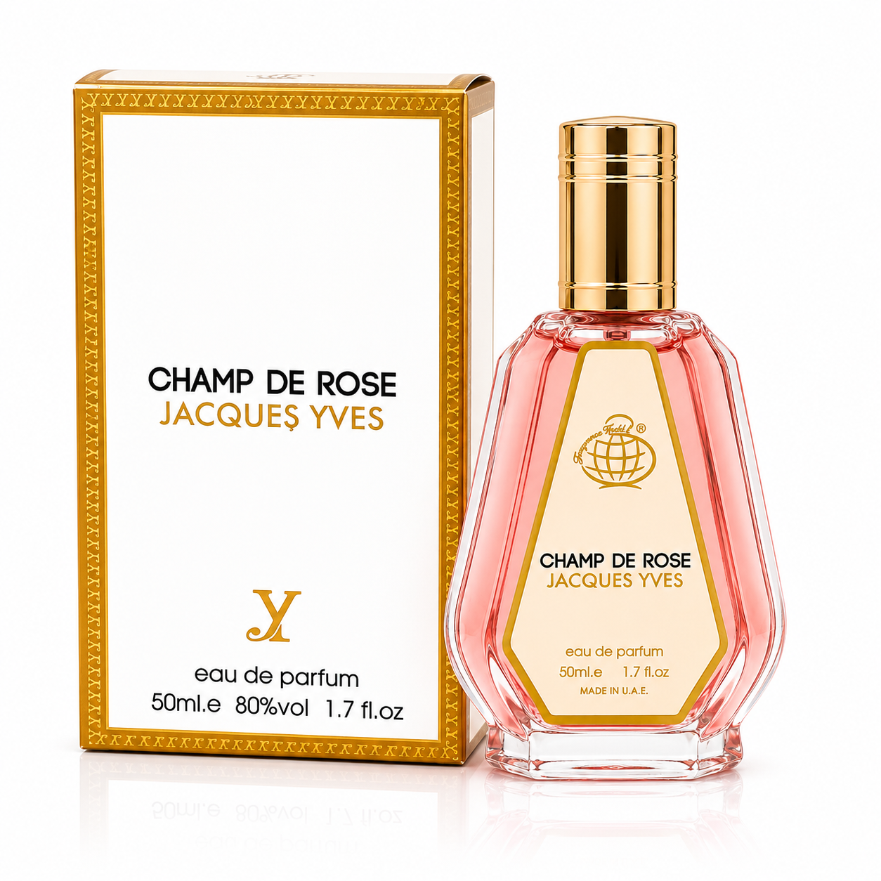 Champ De Rose Jacques Yves By Fragrance World Eau De Parfum 50ml