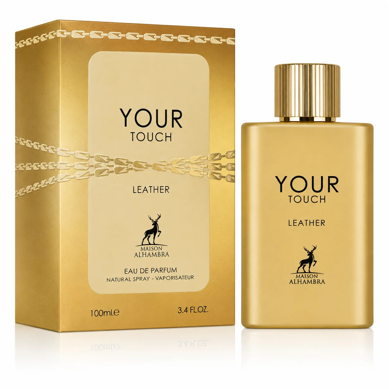 Your Touch Leather By Maison Alhambra Eau De Parfum 100ml