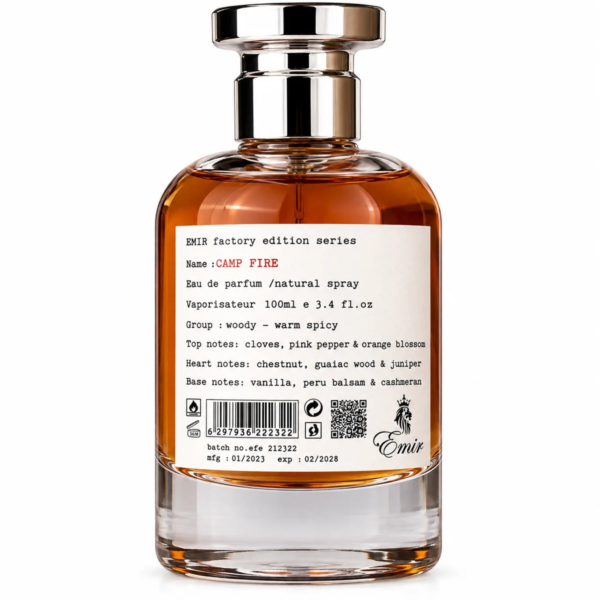 Camp Fire Emir By Paris Corner Eau De Parfum 100ml