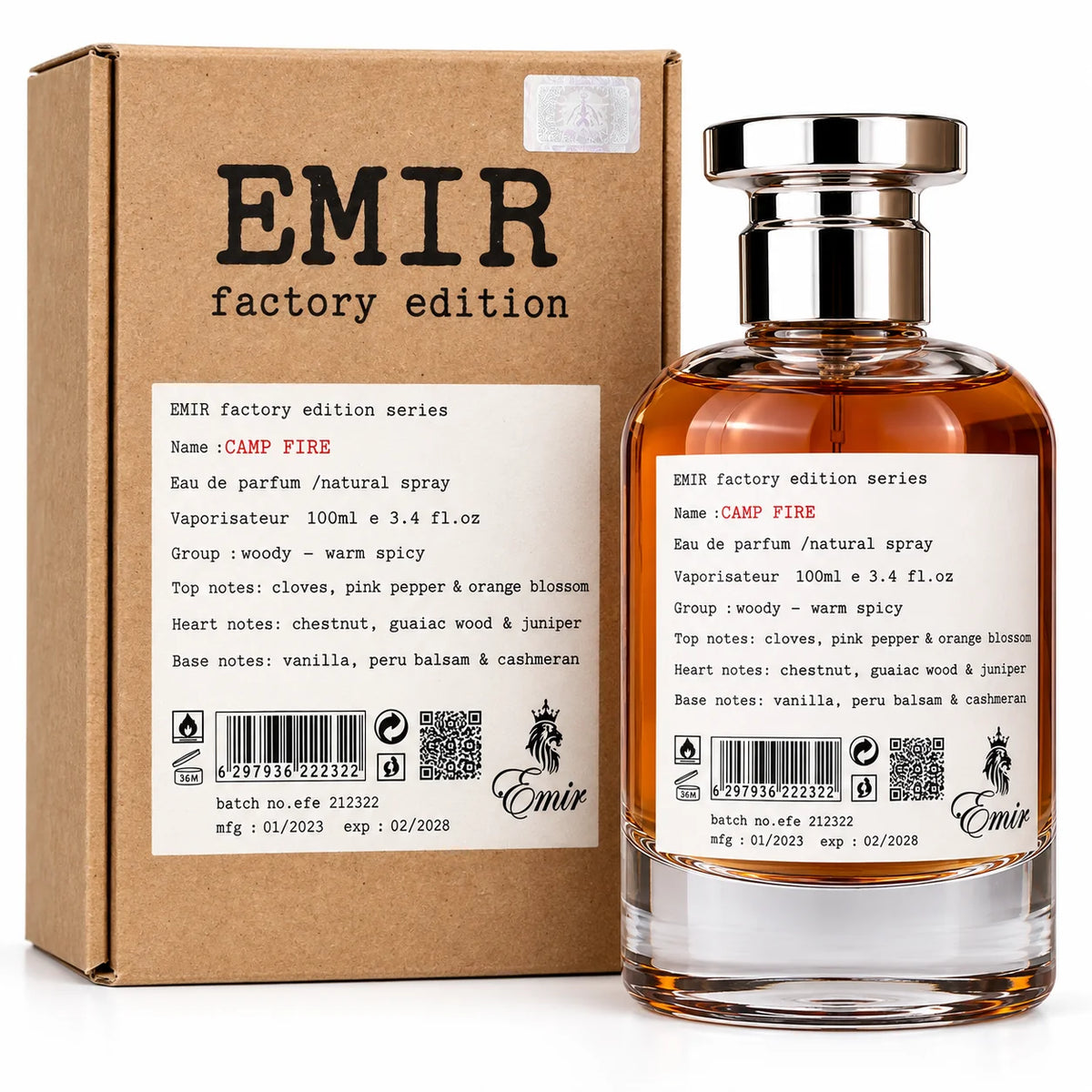 Camp Fire Emir By Paris Corner Eau De Parfum 100ml