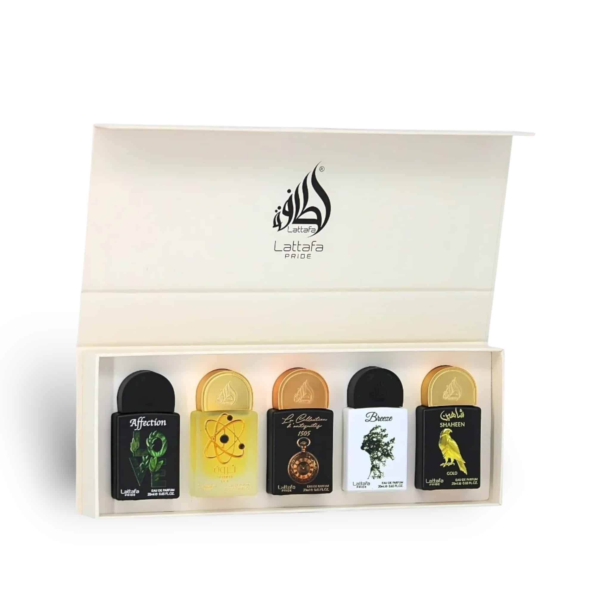 Gift Set Collection No.1 By Lattafa Pride Eau De Parfum (5 x 20ml)