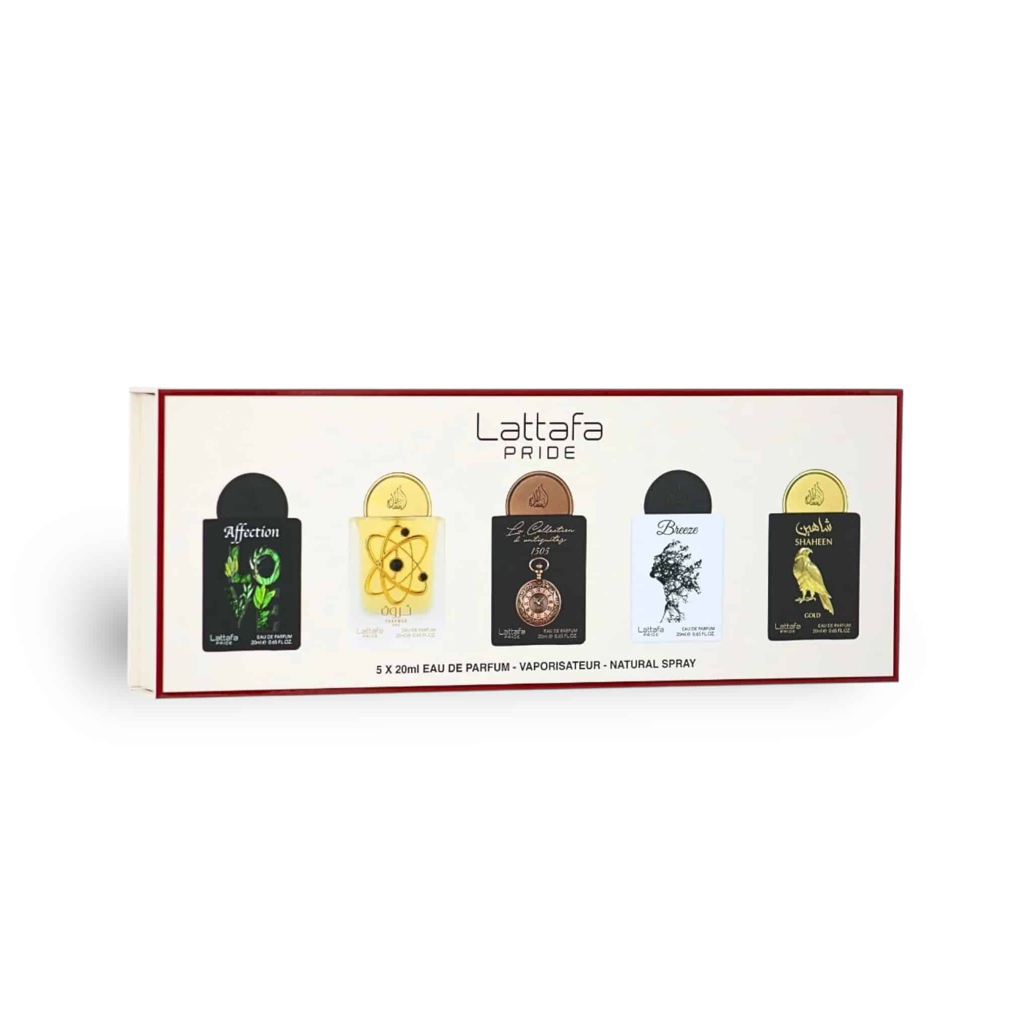 Gift Set Collection No.1 By Lattafa Pride Eau De Parfum (5 x 20ml)