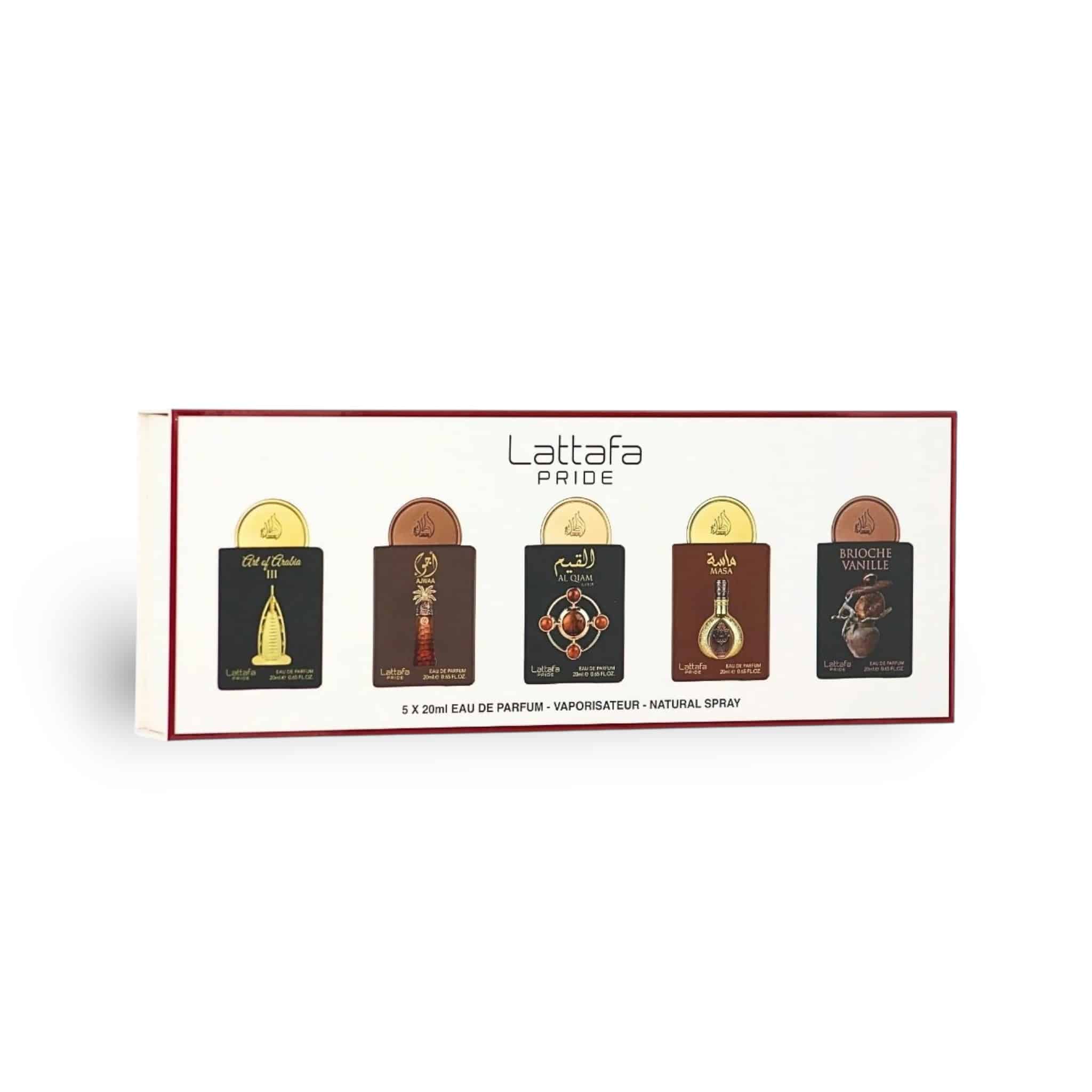 Gift Set Collection No.4 By Lattafa Pride Eau De Parfum (5 x 20ml)