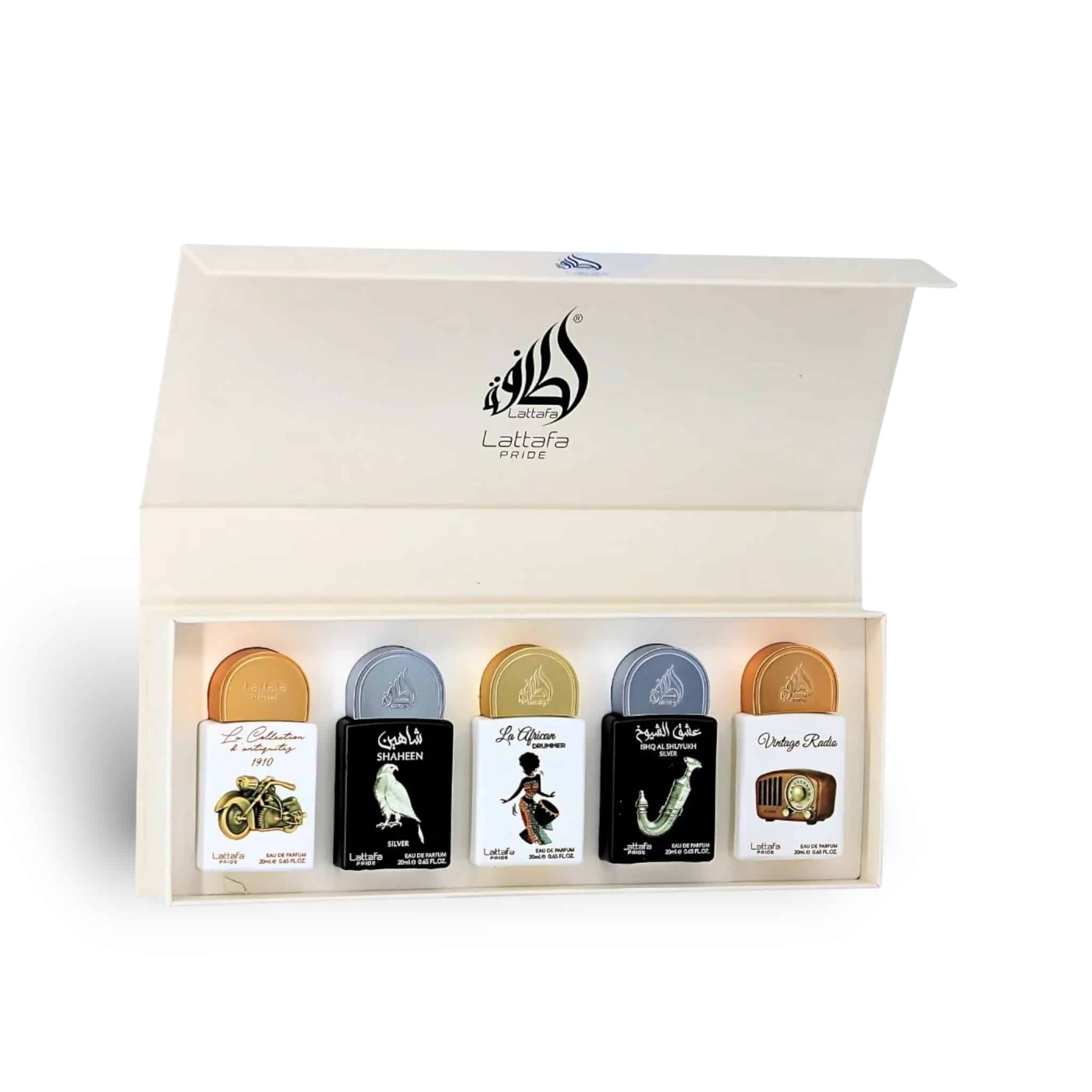 Gift Set Collection No.5 By Lattafa Pride Eau De Parfum (5 x 20ml)