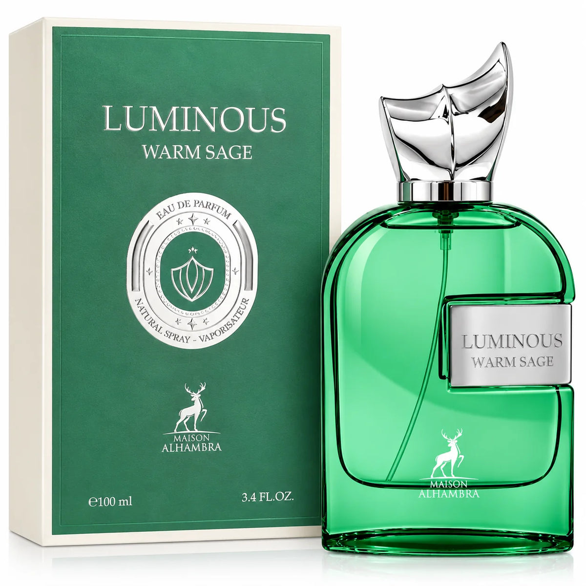 Luminous Warm Sage By Maison Alhambra Eau De Parfum 100ml