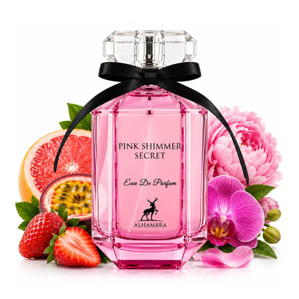 Pink Shimmer Secret By Maison Alhambra Eau De Parfum 100ml