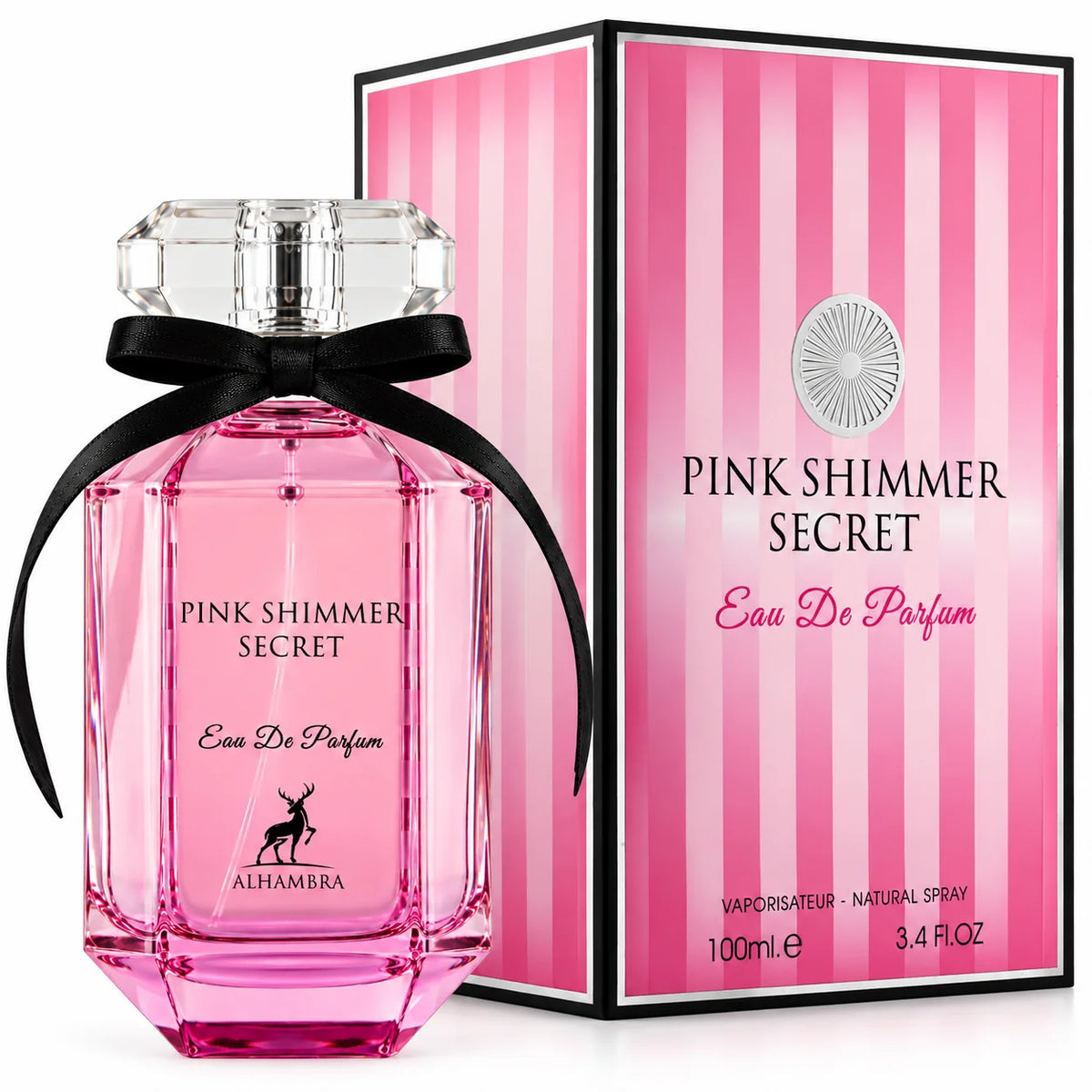 Pink Shimmer Secret By Maison Alhambra Eau De Parfum 100ml
