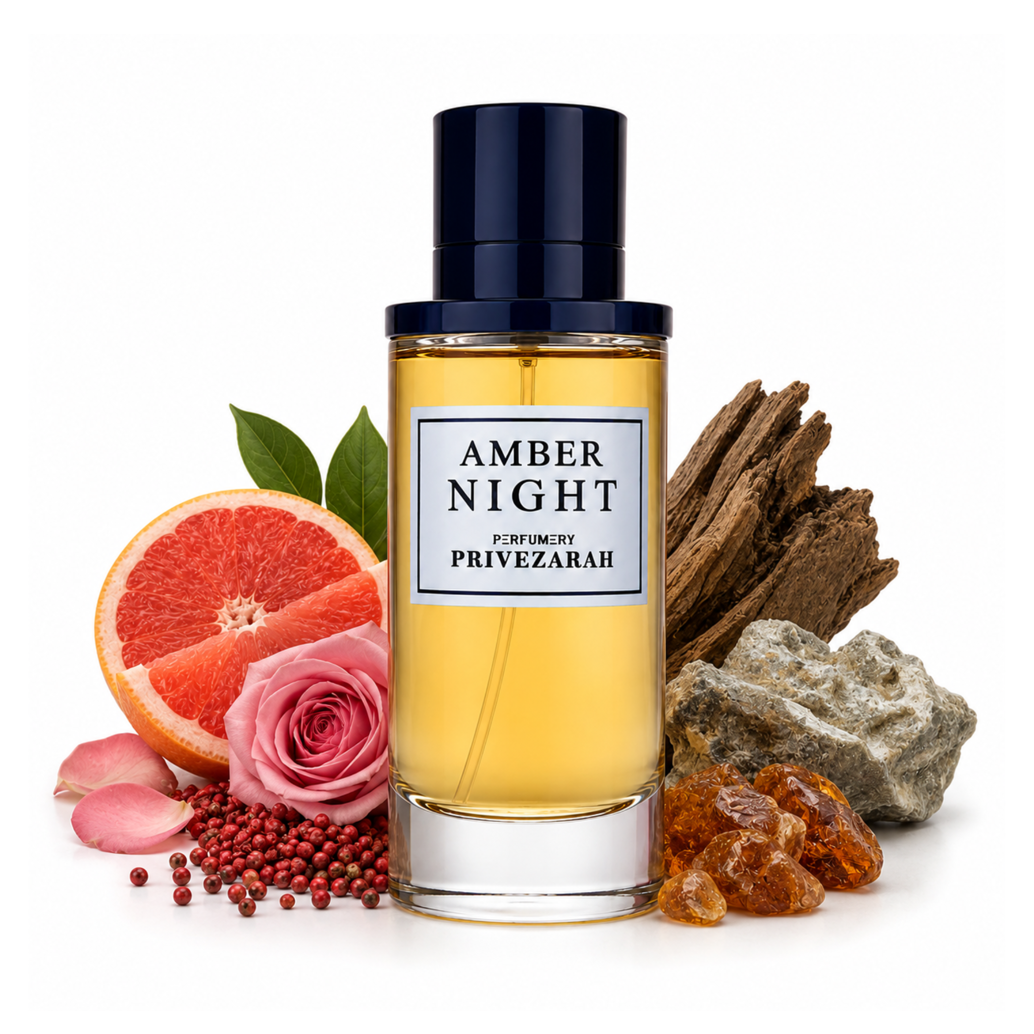 Privezarah Amber Night By Paris Corner Eau De Parfum 80ml
