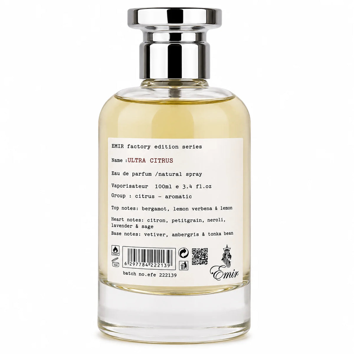 Ultra Citrus Emir By Paris Corner Eau De Parfum 100ml