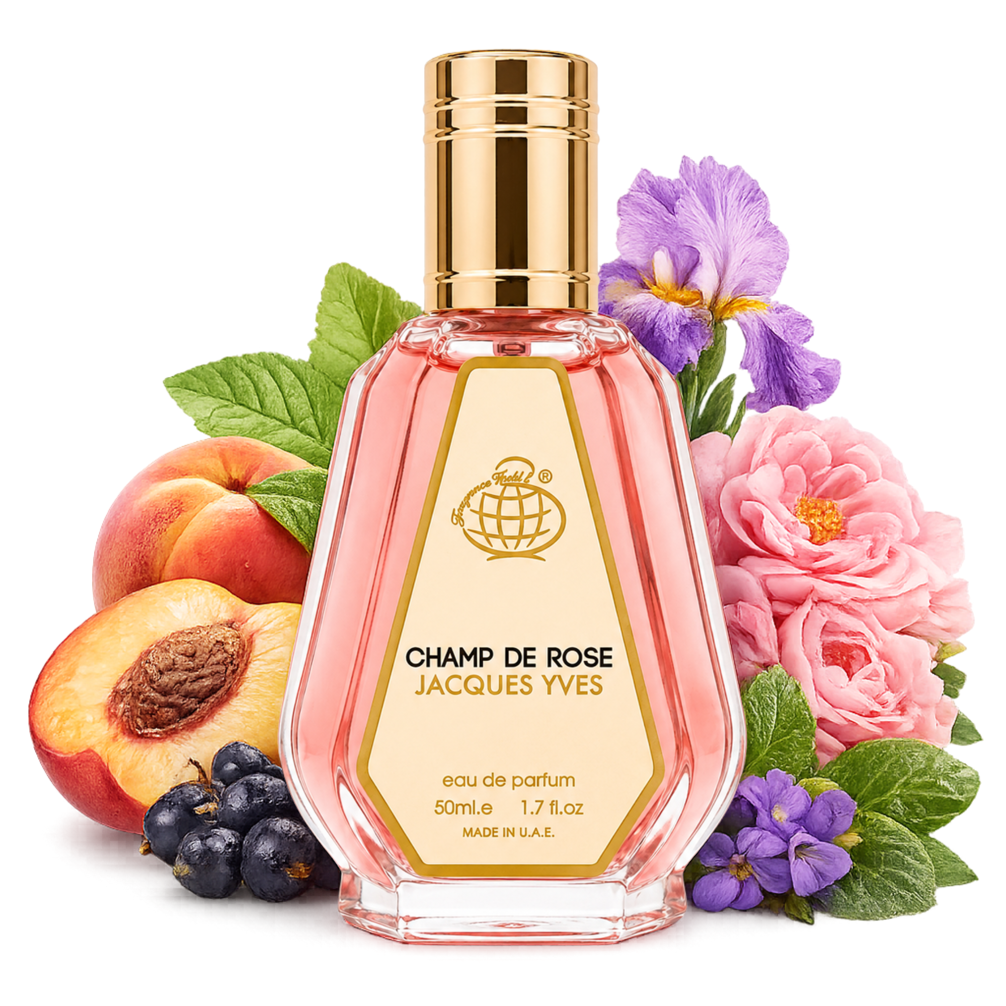 Champ De Rose Jacques Yves By Fragrance World Eau De Parfum 50ml