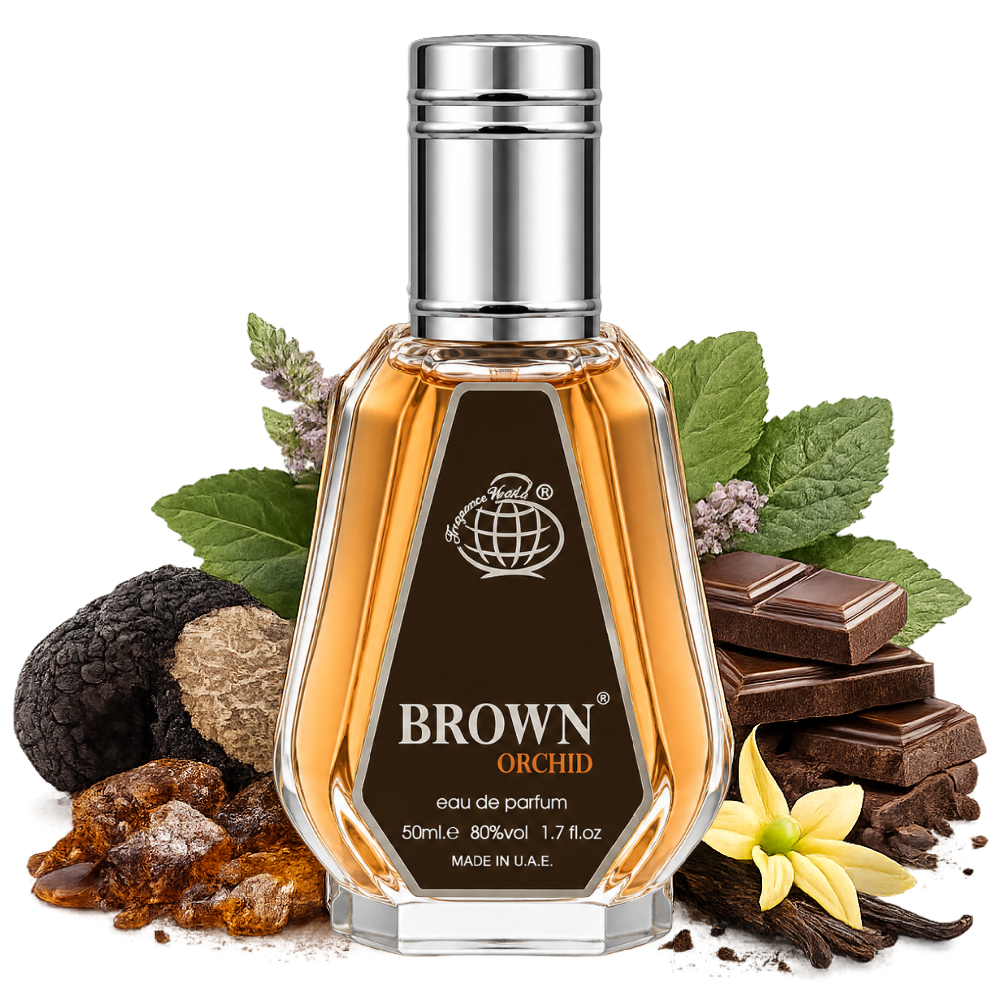 Brown Orchid By Fragrance World Eau De Parfum 50ml