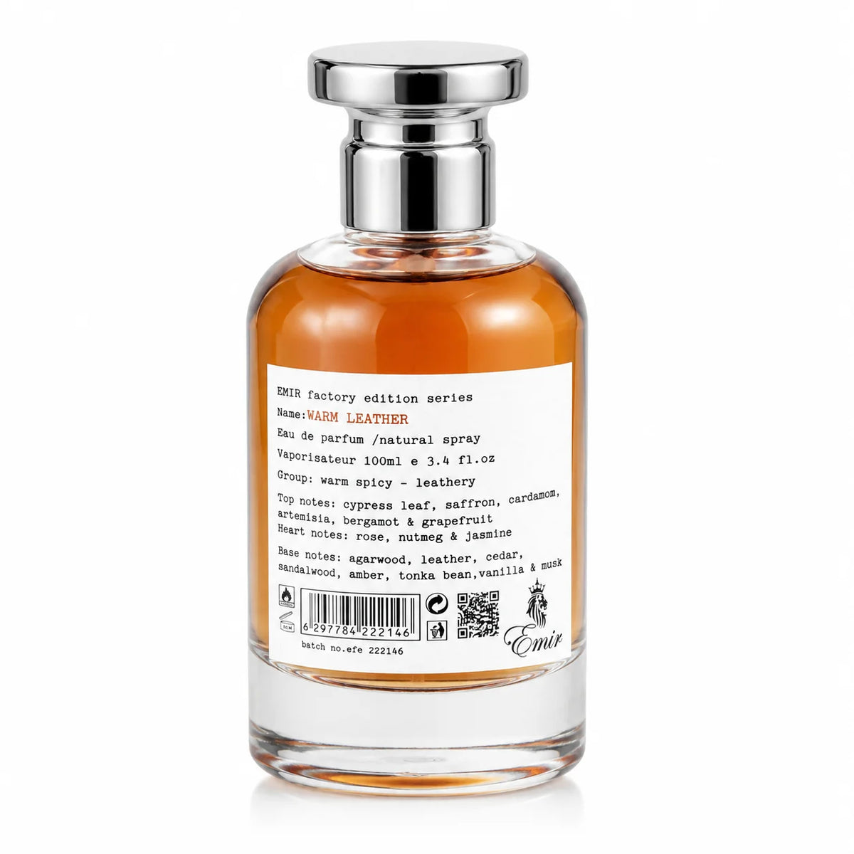 Warm Leather Emir By Paris Corner Eau De Parfum 100ml