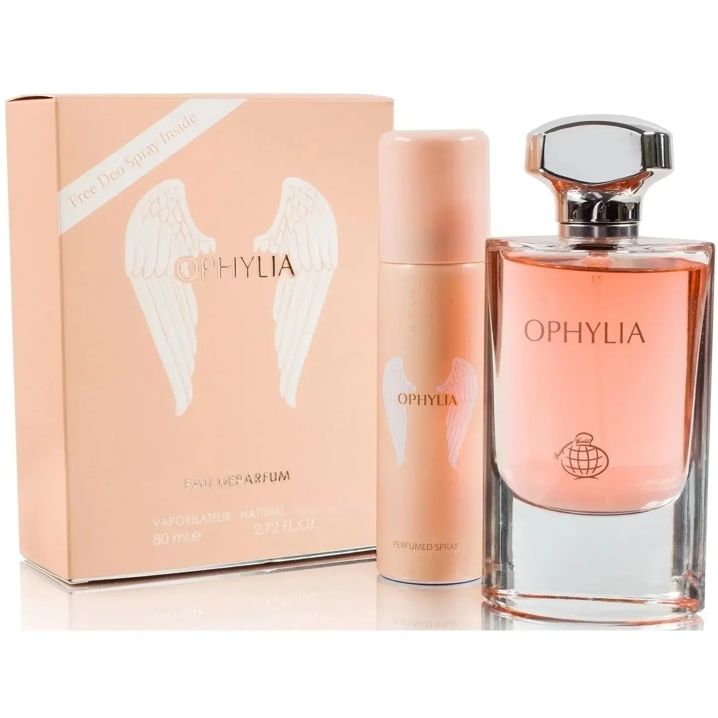 Ophylia By Fragrance World Eau De Parfum 80ml + Free Deo