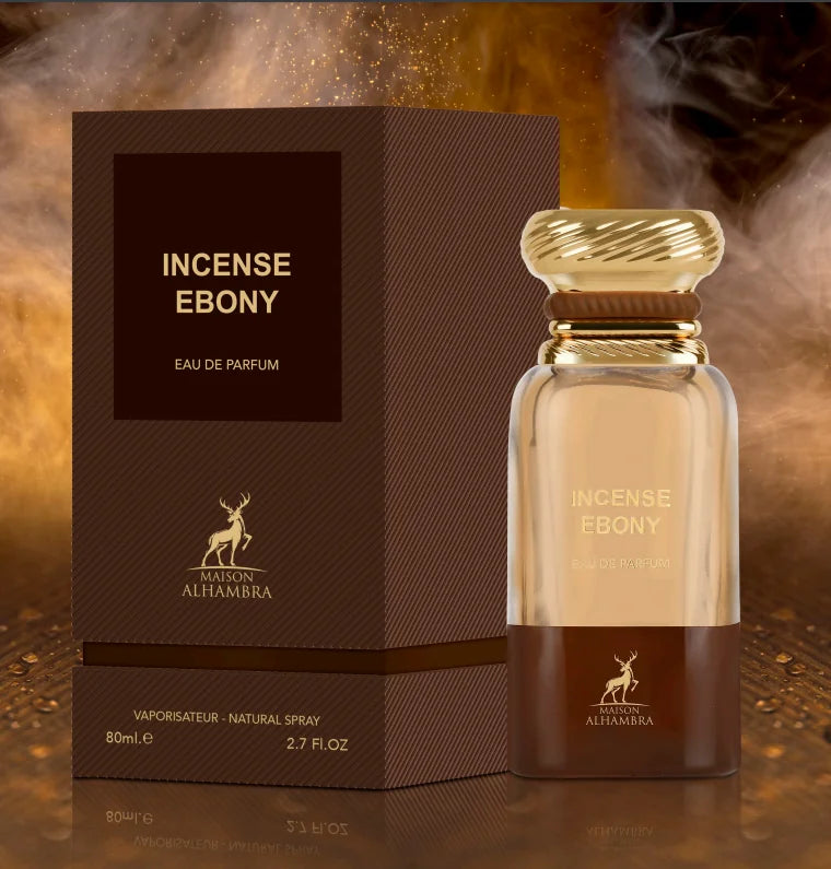 Incense Ebony By Maison Alhambra Eau De Parfum 80ml