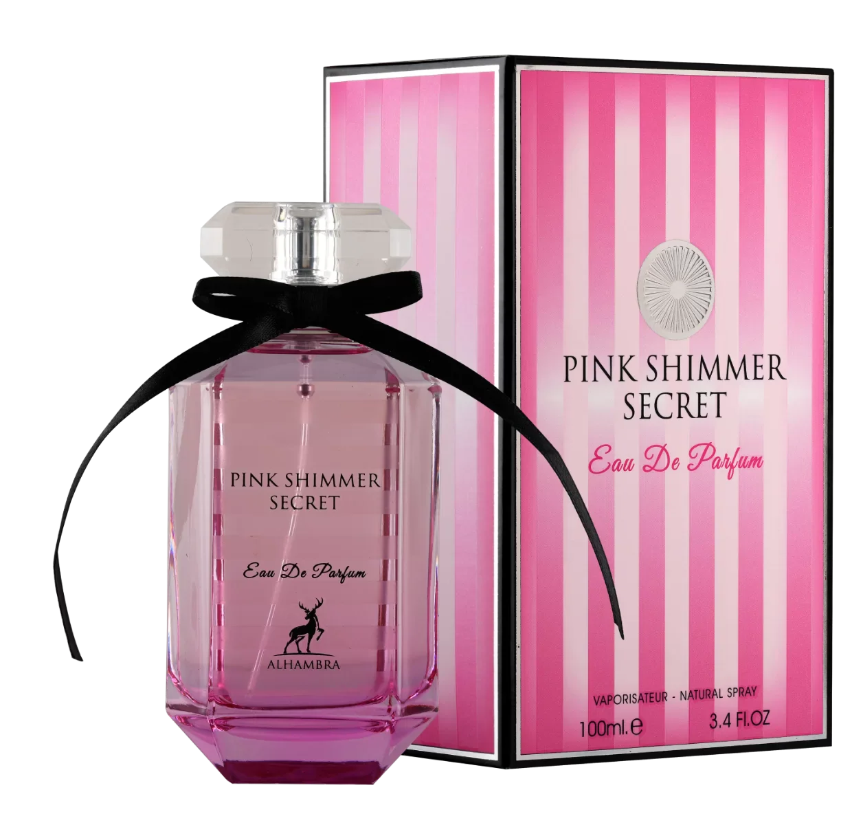 Pink Shimmer Secret By Maison Alhambra Eau De Parfum 100ml