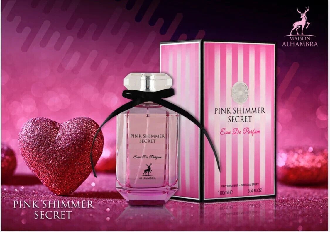 Pink Shimmer Secret By Maison Alhambra Eau De Parfum 100ml